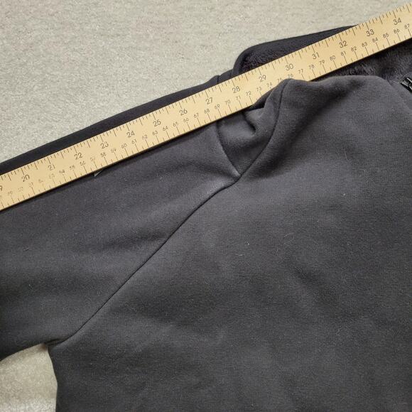 Athleta Pullover Women's Large Tall Cozy Karma Asymmetrical Black Wrap Studio - Picture 6 of 13